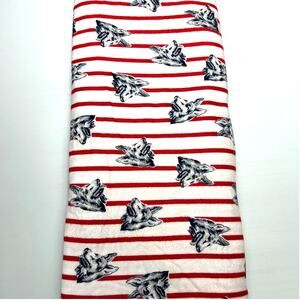 Vintage Cotton Flannel German Shepherd Themed Fabric 36" W x 3 Yards 18"
